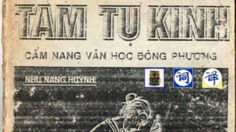 DOWNLOAD SÁCH TAM TỰ KINH