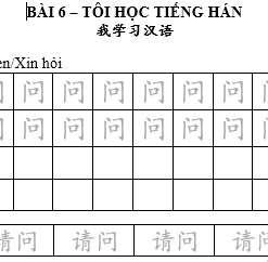 Vở tập viết 15 bài quyển 1 GTHN