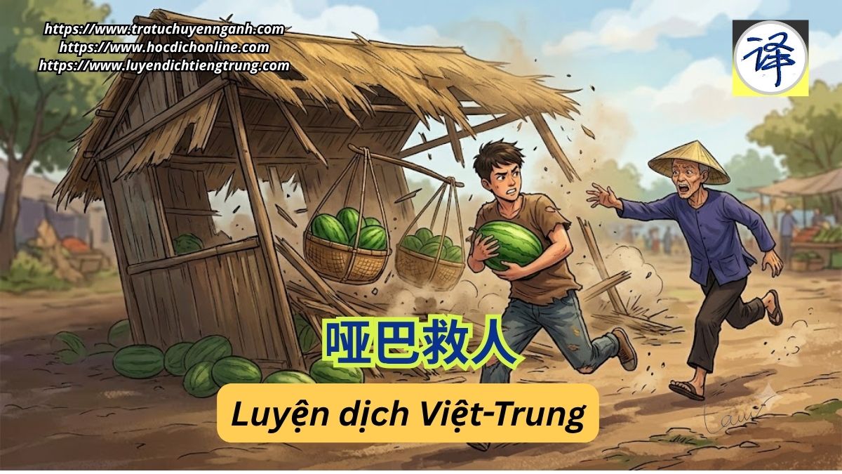 Chàng câm cứu người-哑巴救人-Luyện dịch Việt-Trung